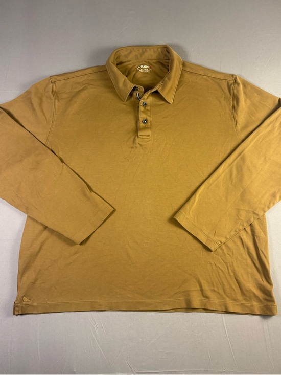 UNTUCKit Other - UNTUCKit Men’s Long Sleeve Polo Shirt - Khaki Color Size XL